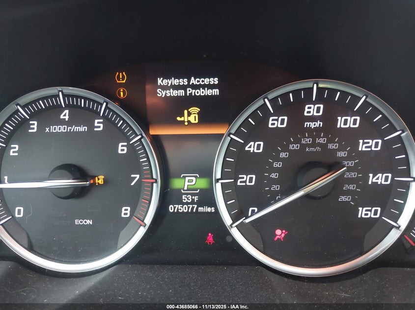 2019 Acura Tlx Advance Pkg VIN: 19UUB3F82KA002731 Lot: 43685066