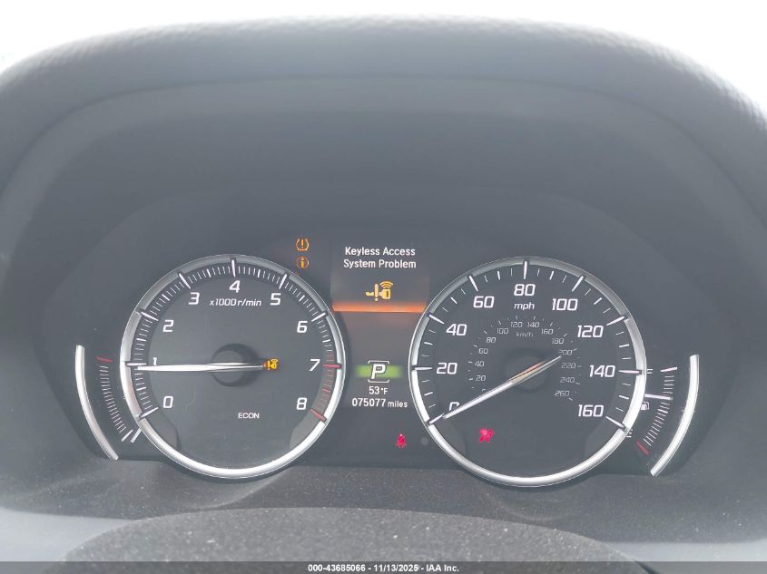 2019 Acura Tlx Advance Pkg VIN: 19UUB3F82KA002731 Lot: 43685066