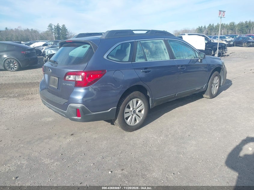 Vin: 4s4bsaac8j3370965, lot: 44180360, subaru outback 2.5i 20184