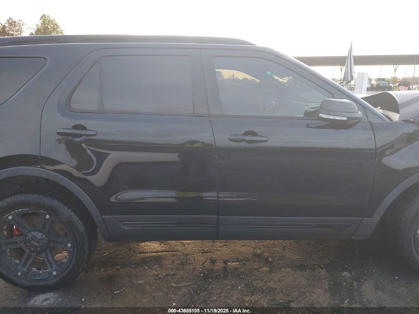 2016 Ford Explorer Sport VIN: 1FM5K8GT1GGD11027 Lot: 43685105
