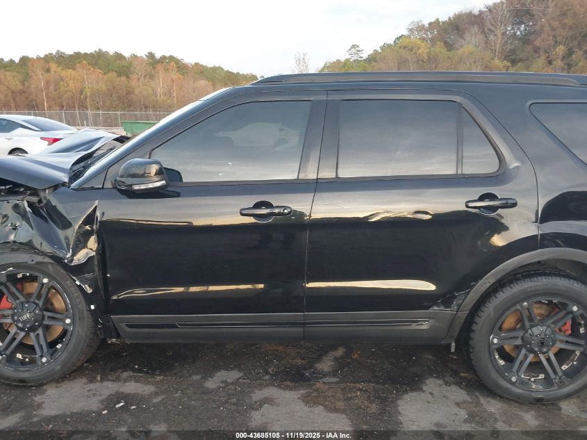 2016 Ford Explorer Sport VIN: 1FM5K8GT1GGD11027 Lot: 43685105