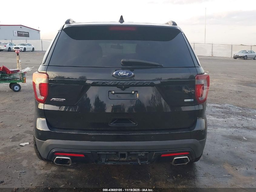 2016 Ford Explorer Sport VIN: 1FM5K8GT1GGD11027 Lot: 43685105