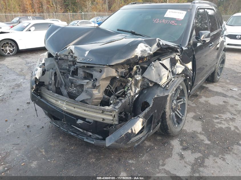 2016 Ford Explorer Sport VIN: 1FM5K8GT1GGD11027 Lot: 43685105