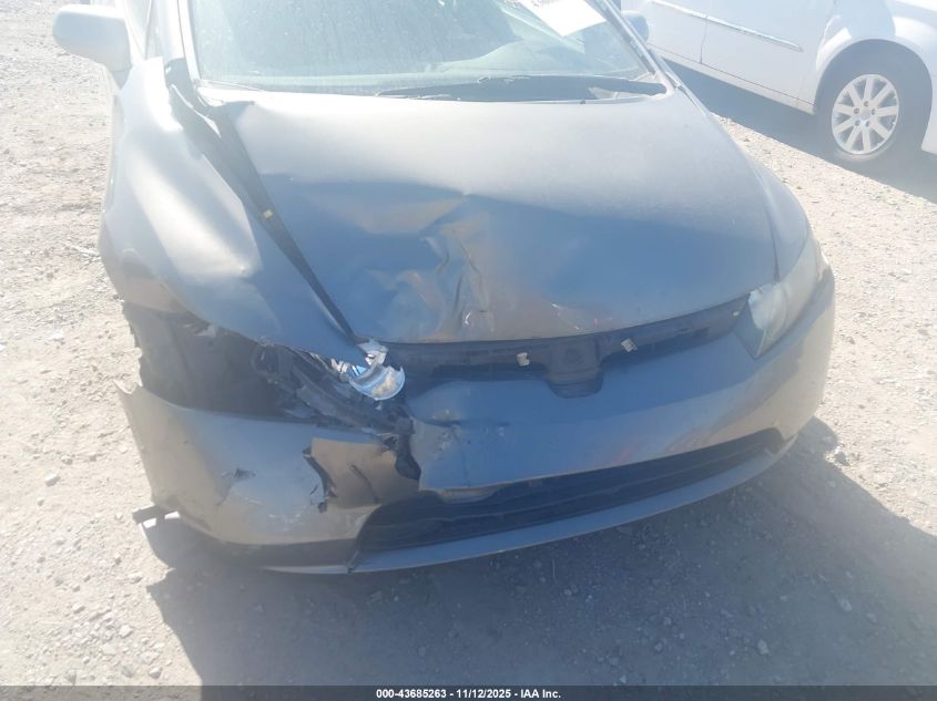 2007 Honda Civic Lx VIN: 2HGFA16587H312378 Lot: 43685263