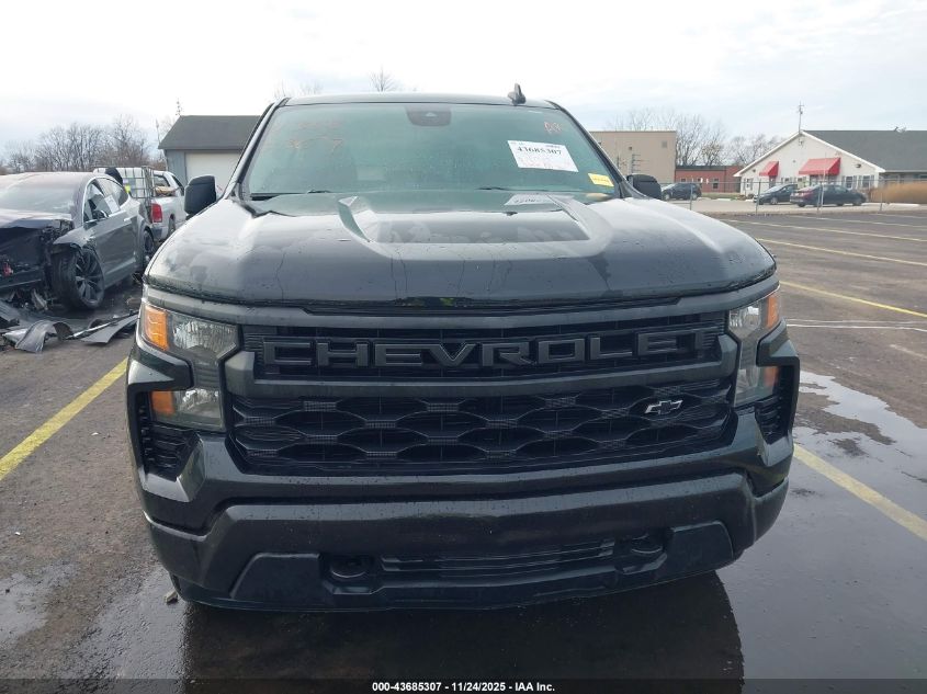 2022 Chevrolet Silverado 1500 4Wd Standard Bed Custom VIN: 3GCPDBEK2NG593923 Lot: 43685307