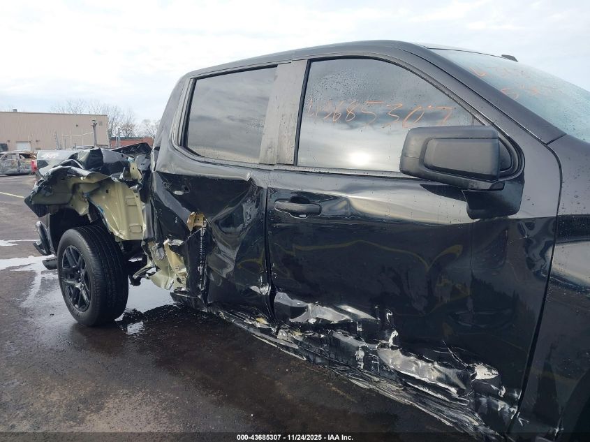 2022 Chevrolet Silverado 1500 4Wd Standard Bed Custom VIN: 3GCPDBEK2NG593923 Lot: 43685307