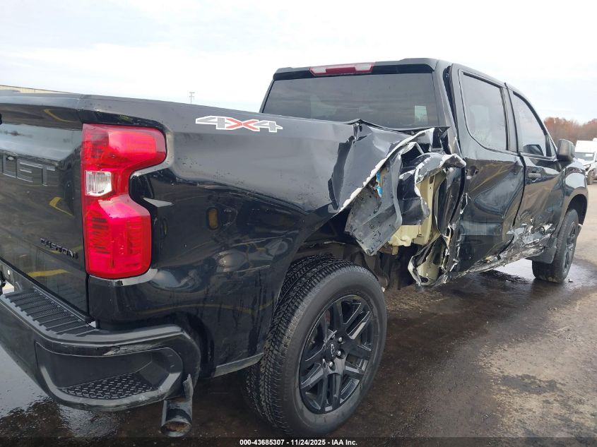 2022 Chevrolet Silverado 1500 4Wd Standard Bed Custom VIN: 3GCPDBEK2NG593923 Lot: 43685307