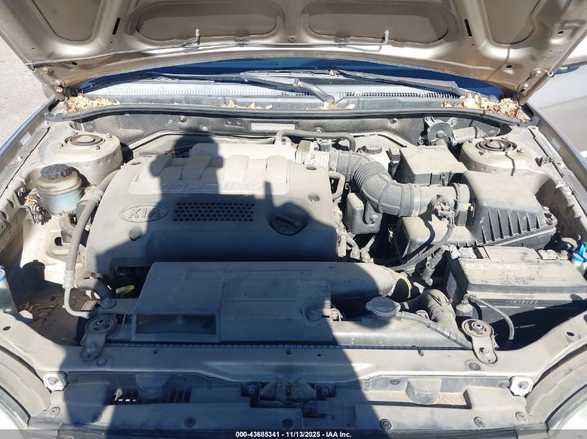 2003 Kia Spectra Ls VIN: KNAFB121835256469 Lot: 43685341