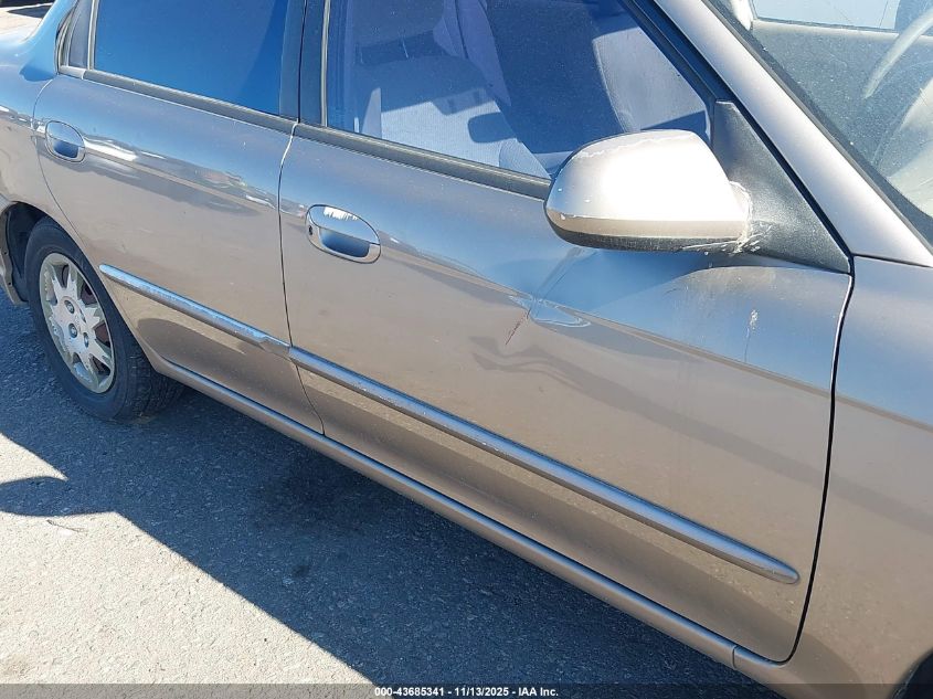 2003 Kia Spectra Ls VIN: KNAFB121835256469 Lot: 43685341