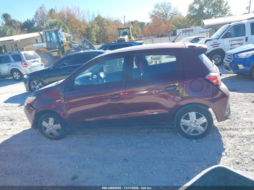 2022 Mitsubishi Mirage Es VIN: ML32AUHJ6NH000879 Lot: 43685355