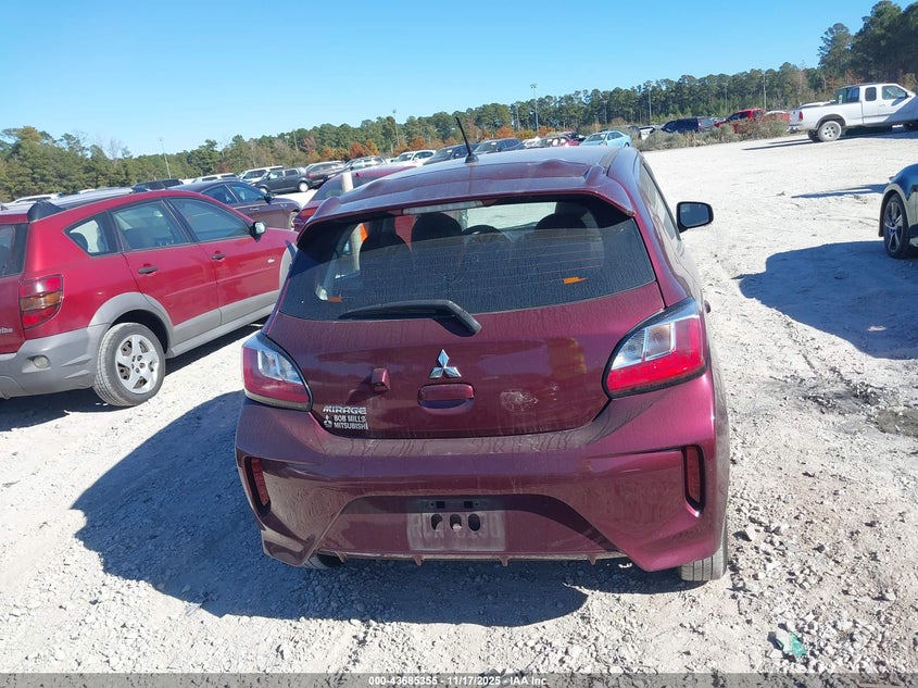 2022 Mitsubishi Mirage Es VIN: ML32AUHJ6NH000879 Lot: 43685355