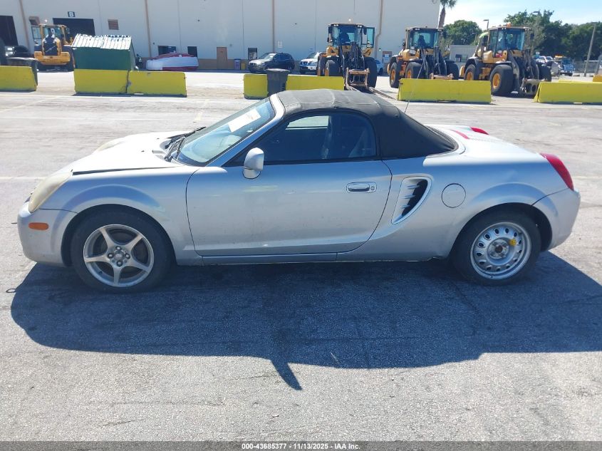 2005 Toyota Mr2 Spyder VIN: JTDFR320850072960 Lot: 43685377