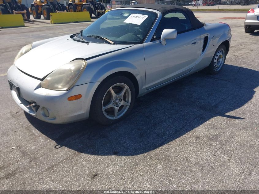 JTDFR320850072960 2005 TOYOTA MR2 photo no. 2