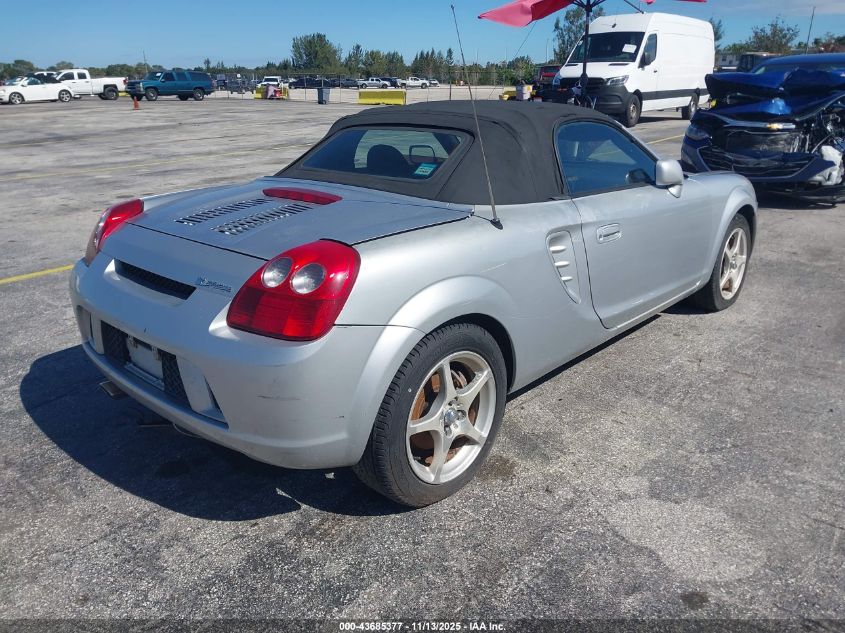 JTDFR320850072960 2005 TOYOTA MR2 photo no. 4