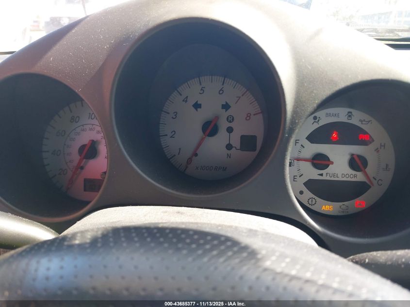 2005 Toyota Mr2 Spyder VIN: JTDFR320850072960 Lot: 43685377