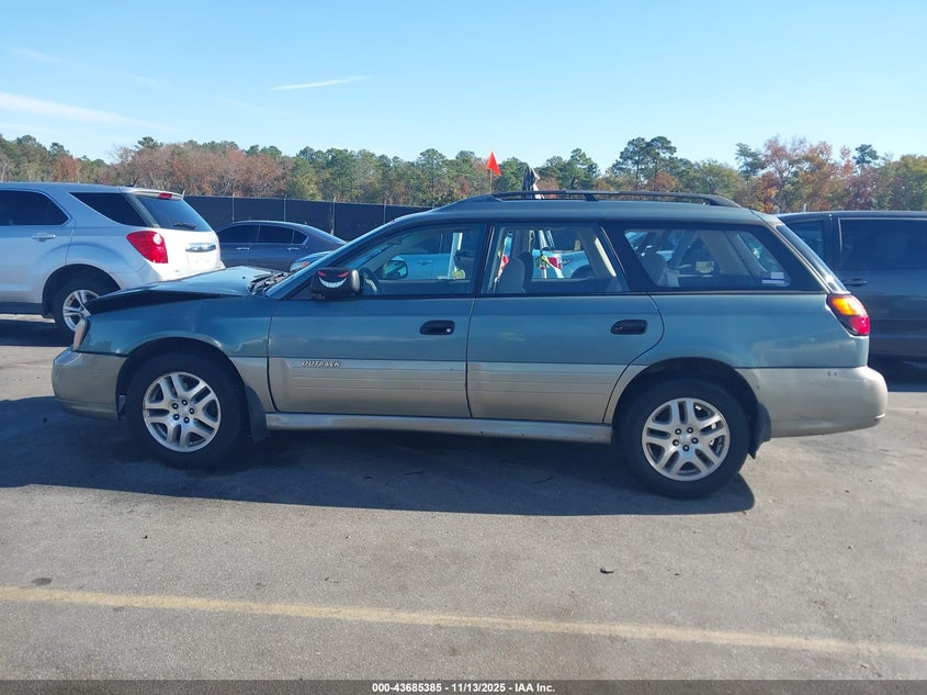 2002 Subaru Outback VIN: 4S3BH665627652722 Lot: 43685385
