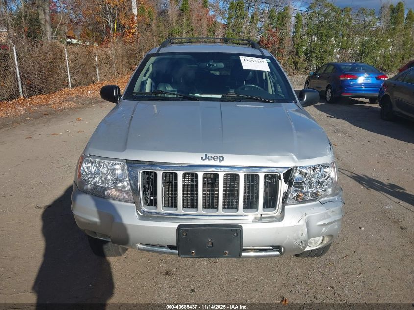 2004 Jeep Grand Cherokee Limited VIN: 1J8GW58N04C254251 Lot: 43685437