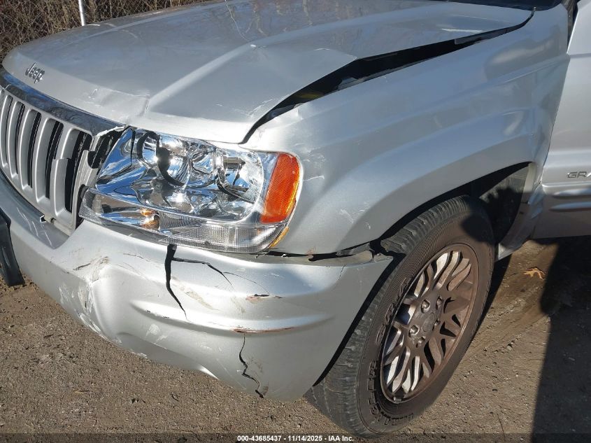 2004 Jeep Grand Cherokee Limited VIN: 1J8GW58N04C254251 Lot: 43685437