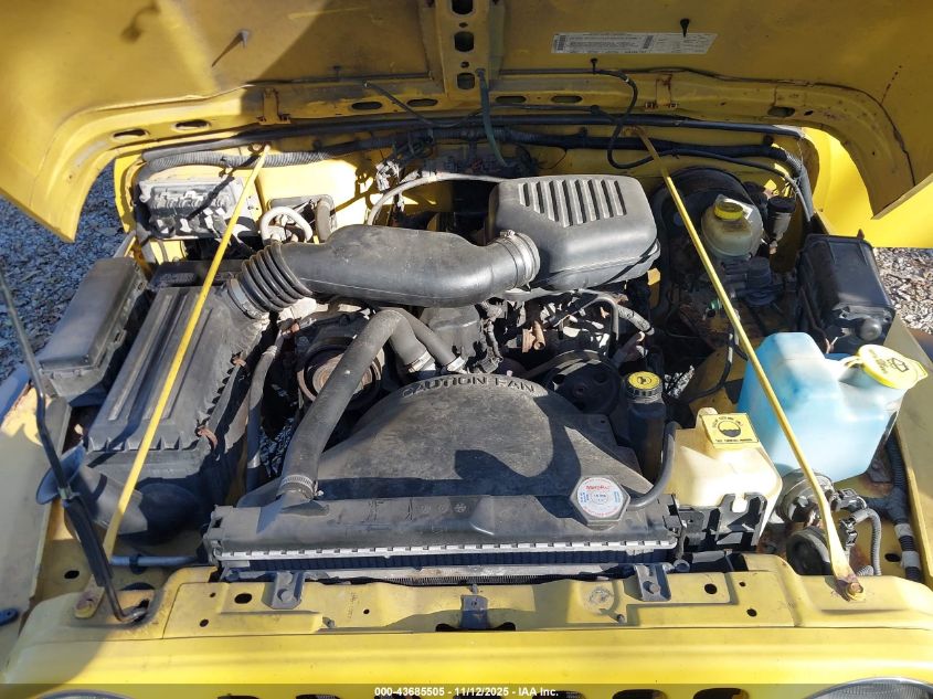 2000 Jeep Wrangler Se VIN: 1J4FA29P8YP729363 Lot: 43685505