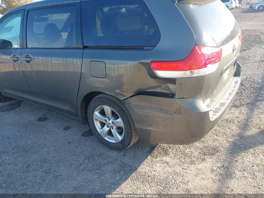 2011 Toyota Sienna Le V6 VIN: 5TDKK3DC4BS109246 Lot: 43685516