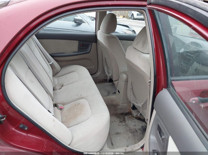 2006 Kia Spectra Ex/Lx/Sx VIN: KNAFE121265299913 Lot: 43685519