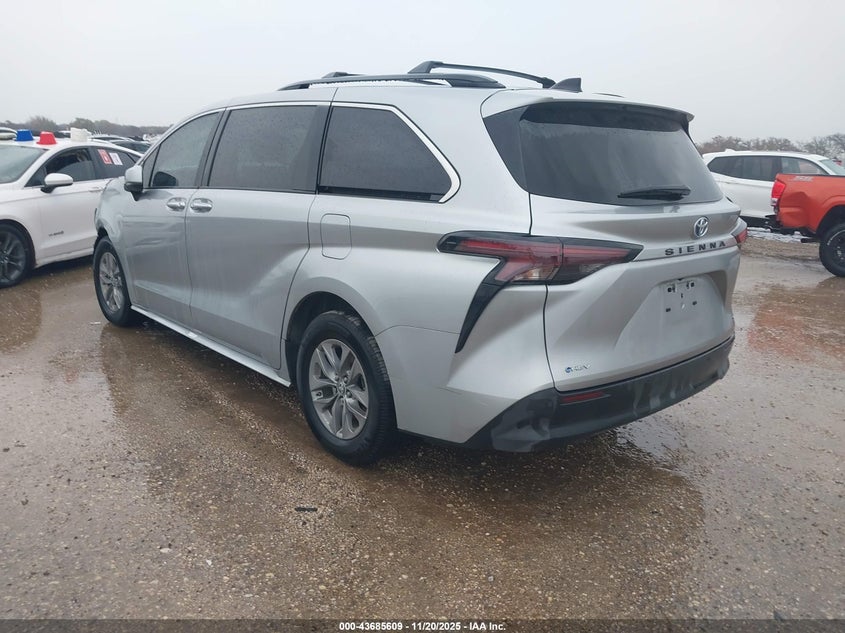 Vin: 5tdyrkec6ss228155, lot: 44180902, toyota sienna xle/xle 8 passenger 20253