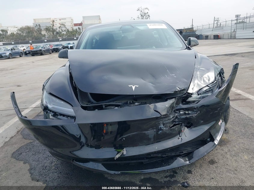 2024 Tesla Model 3 Long Range Dual Motor All-Wheel Drive/Rear-Wheel Drive VIN: 5YJ3E1EAXRF868625 Lot: 43685666