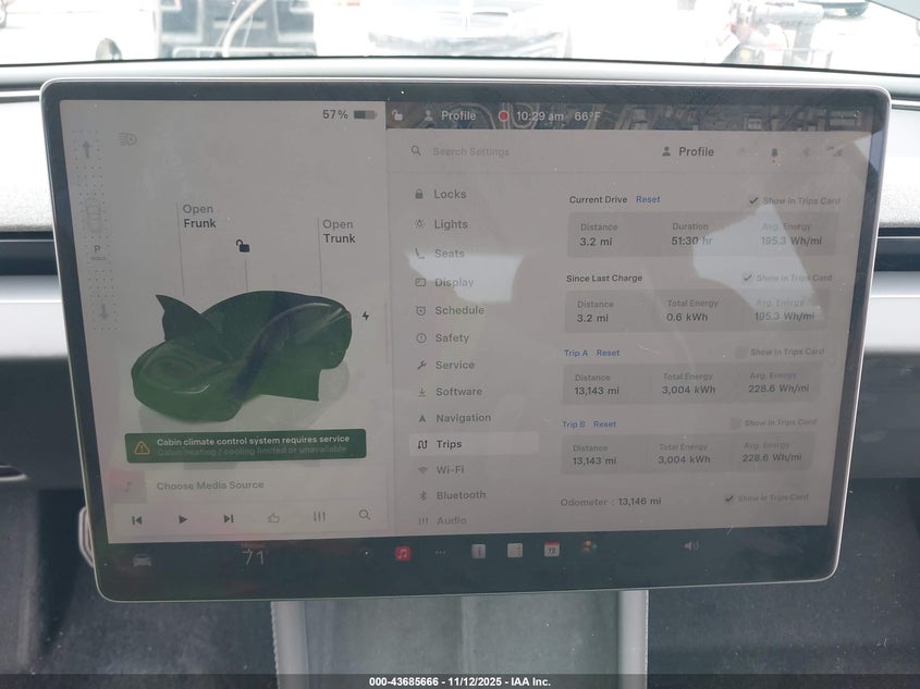 2024 Tesla Model 3 Long Range Dual Motor All-Wheel Drive/Rear-Wheel Drive VIN: 5YJ3E1EAXRF868625 Lot: 43685666