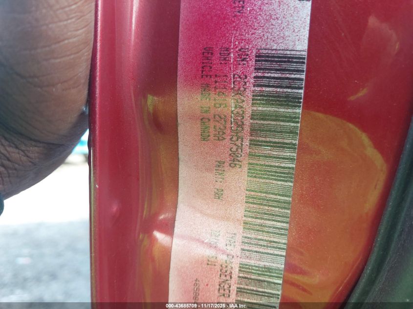 2009 Chrysler 300 Lx VIN: 2C3KA43D29H575046 Lot: 43685709