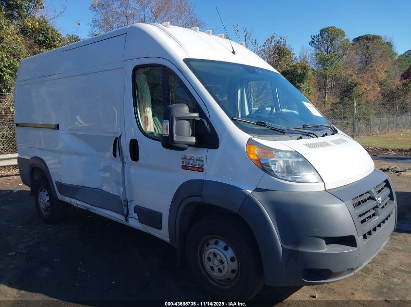 2017 Ram Promaster 1500 High Roof 136 Wb VIN: 3C6TRVBG0HE517741 Lot: 43685736