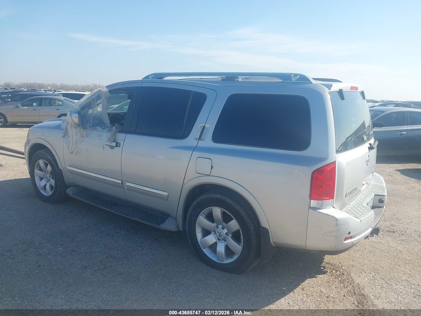 Vin: 5n1ba0nd1an609020, lot: 44181040, nissan armada 20103