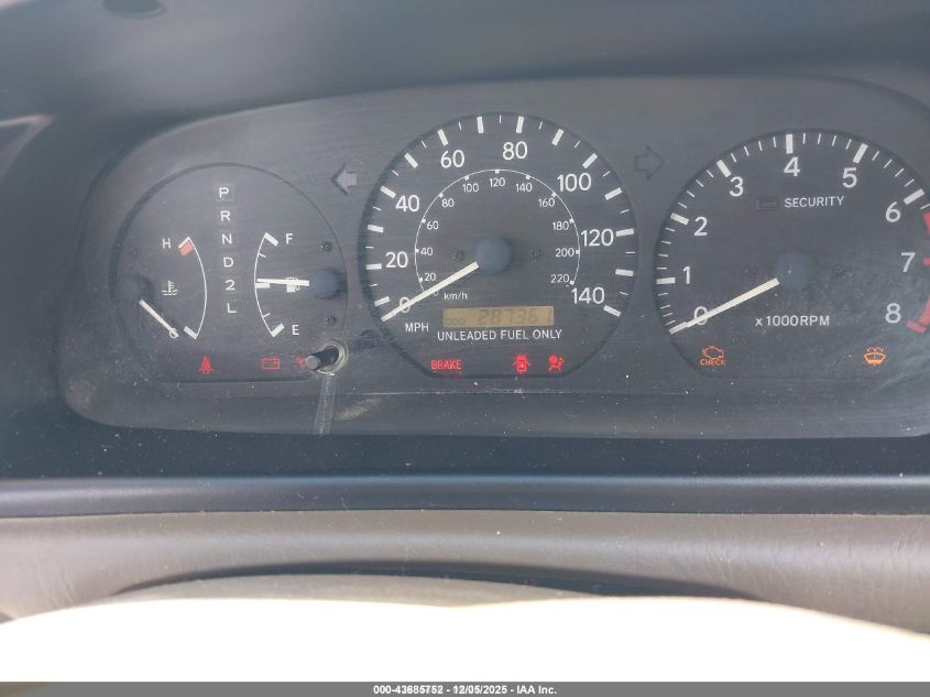 1999 Toyota Camry Xle V6 VIN: 4T1BF28K7XU087659 Lot: 43685752