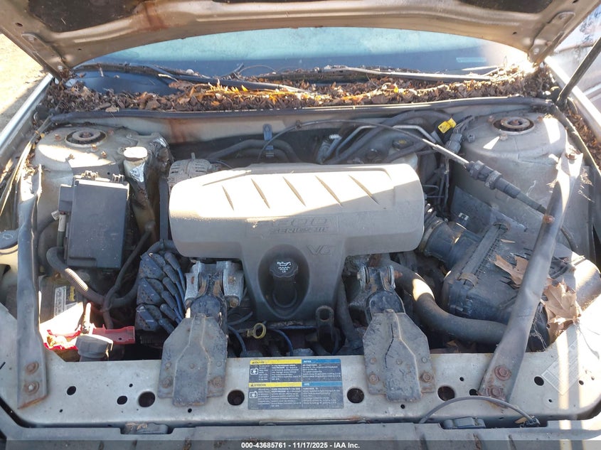 2006 Pontiac Grand Prix VIN: 2G2WP552861151540 Lot: 43685761