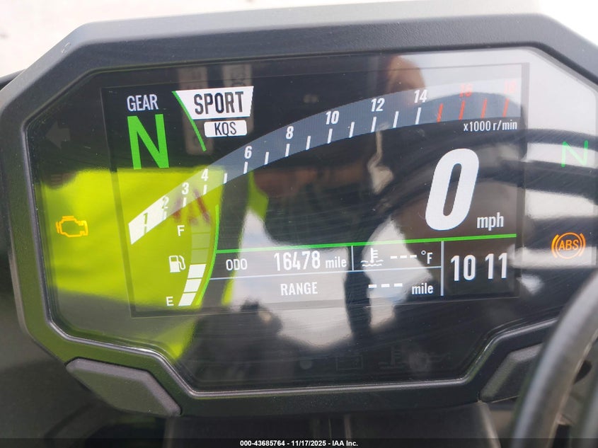 2025 Kawasaki Zx636 K VIN: JKBZXJJ18SA020208 Lot: 43685764