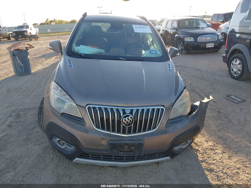 2014 Buick Encore Leather VIN: KL4CJCSB2EB751827 Lot: 43685875
