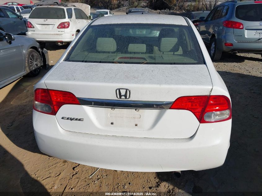 2009 Honda Civic Lx VIN: 2HGFA16579H357489 Lot: 43685917