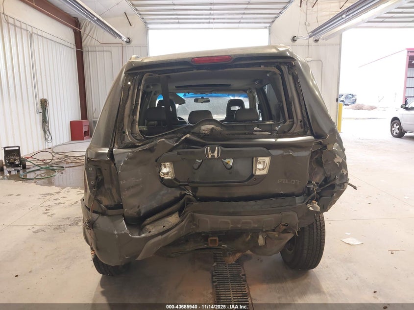 2005 Honda Pilot Ex-L VIN: 5FNYF185X5B066314 Lot: 43685940
