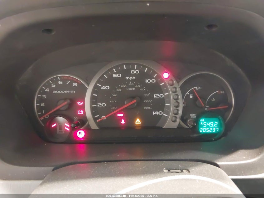 2005 Honda Pilot Ex-L VIN: 5FNYF185X5B066314 Lot: 43685940