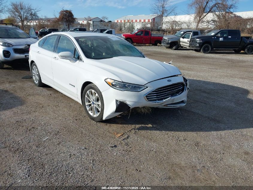 2019 FORD FUSION HYBRID SEL - 3FA6P0MU5KR202909