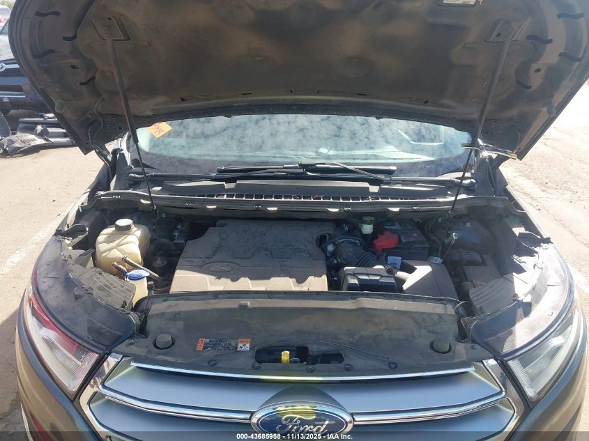 2015 Ford Edge Sel VIN: 2FMTK3J81FBC12387 Lot: 43685958