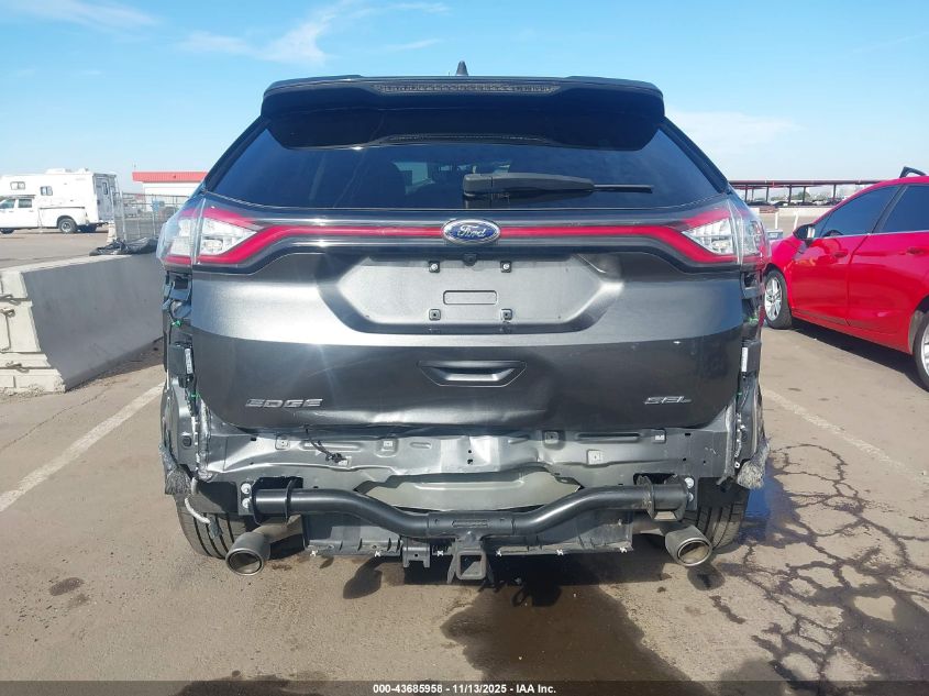 2015 Ford Edge Sel VIN: 2FMTK3J81FBC12387 Lot: 43685958