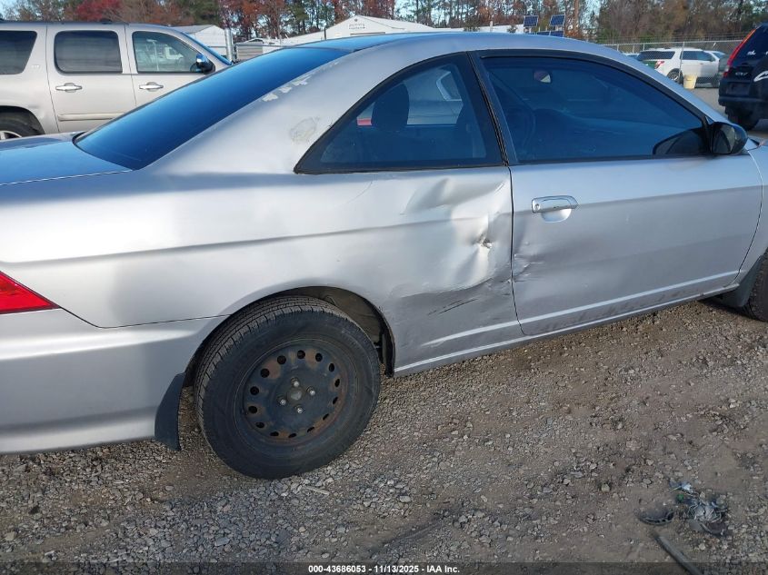 2004 Honda Civic Lx VIN: 1HGEM215X4L043881 Lot: 43686053