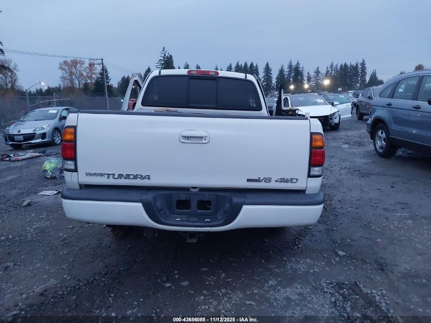2003 Toyota Tundra Ltd V8 VIN: 5TBBT48163S425012 Lot: 43686088