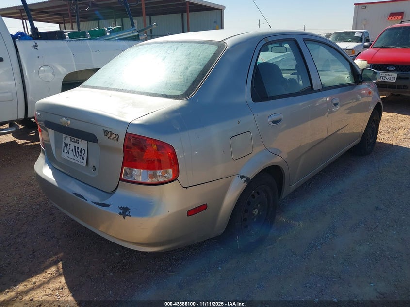 KL1TD52694B200764 2004 CHEVROLET AVEO photo no. 4