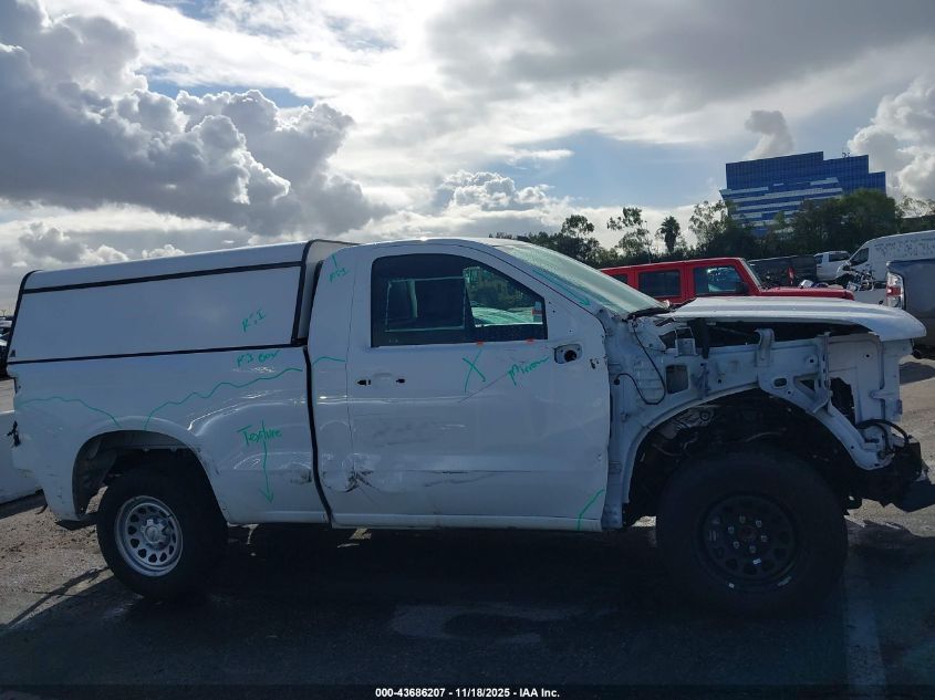 2023 Chevrolet Silverado 1500 2Wd Standard Bed Wt VIN: 3GCNAAEK7PG344269 Lot: 43686207