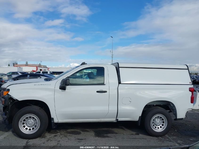 2023 Chevrolet Silverado 1500 2Wd Standard Bed Wt VIN: 3GCNAAEK7PG344269 Lot: 43686207