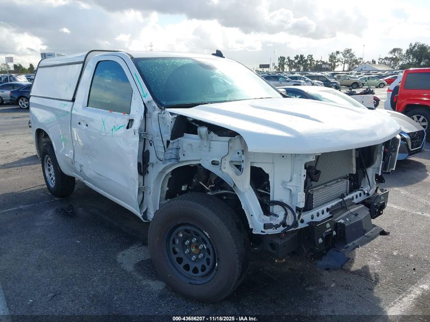2023 Chevrolet Silverado 1500 2Wd Standard Bed Wt VIN: 3GCNAAEK7PG344269 Lot: 43686207