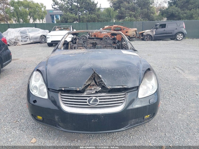 2003 Lexus Sc 430 VIN: JTHFN48Y630048571 Lot: 43686306