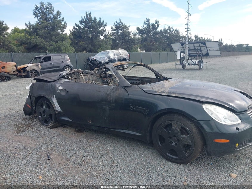 2003 Lexus Sc 430 VIN: JTHFN48Y630048571 Lot: 43686306