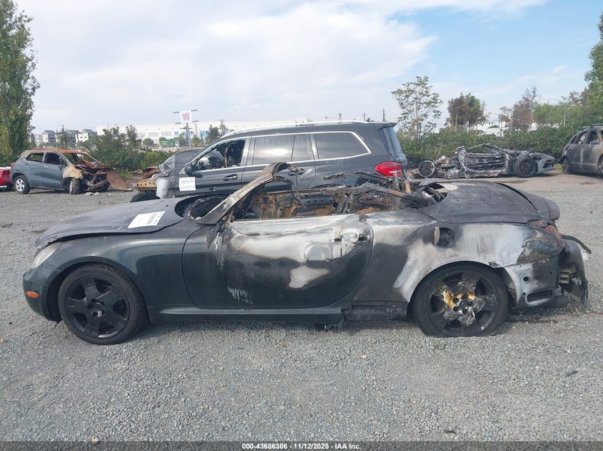 2003 Lexus Sc 430 VIN: JTHFN48Y630048571 Lot: 43686306